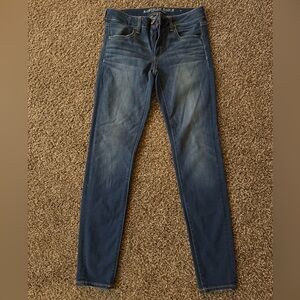 American Eagle Outfitters Dark Blue Skinny Jeans